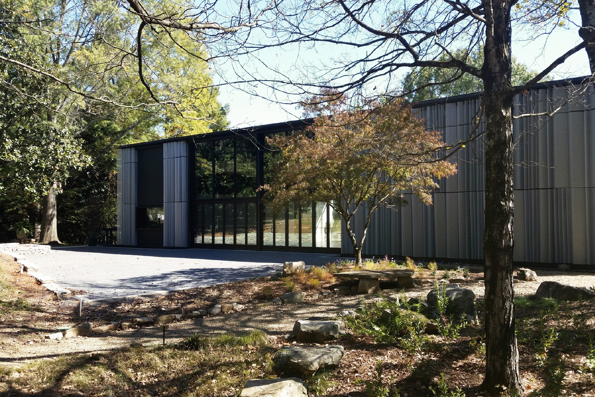 A photo shows the gate at the arboretum.