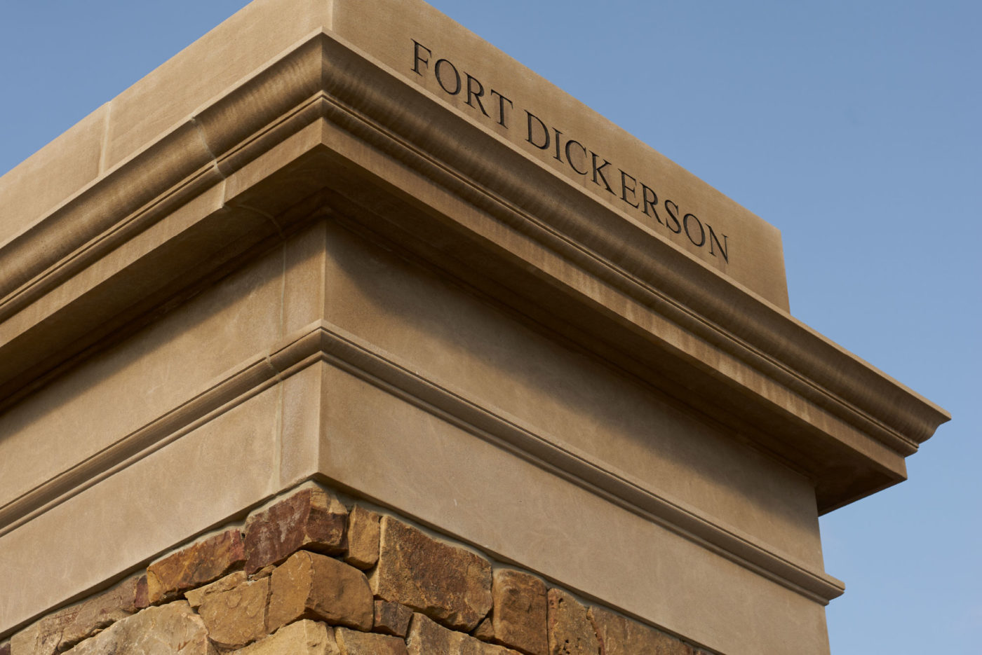 A stone plinth engraved with the words 