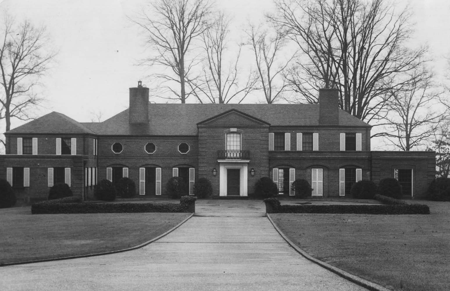 A historic photo of the Eugenia Williams House in its original condition.